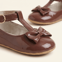 Baby Girls' Patent Leather Bow Loafer