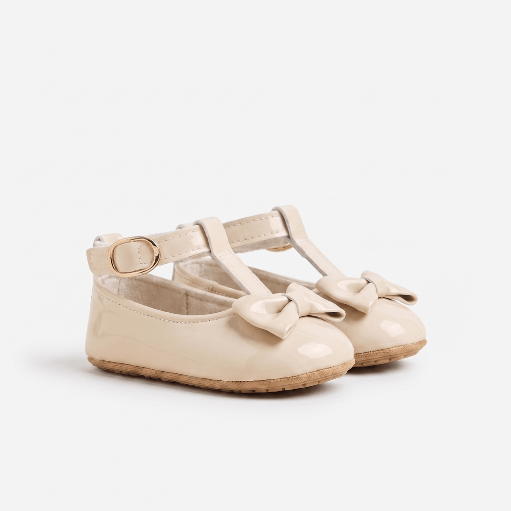 Baby Girls' Patent Leather Bow Loafer