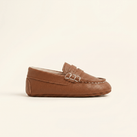 Fur-Lined Baby Strap Loafer