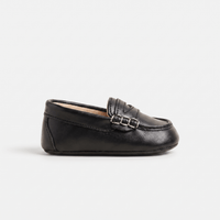 Fur-Lined Baby Strap Loafer