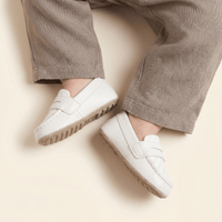 Baby Woven Leather Penny Loafer
