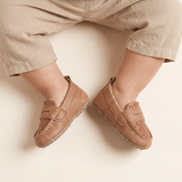 Baby Woven Leather Penny Loafer