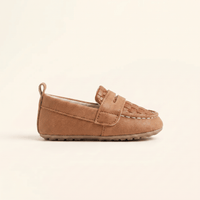 Baby Woven Leather Penny Loafer