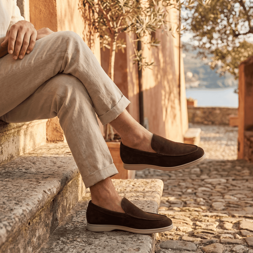 Casual Faux Suede Loafer with Comfort Sole