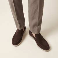 Casual Faux Suede Loafer with Comfort Sole