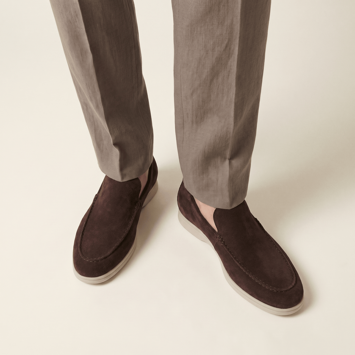 Casual Faux Suede Loafer with Comfort Sole