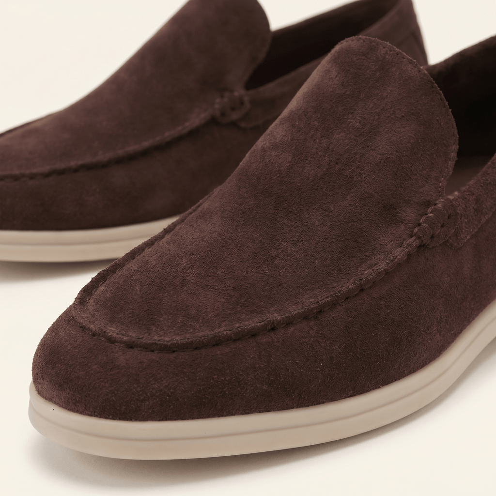Casual Faux Suede Loafer with Comfort Sole