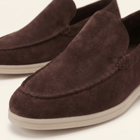 Casual Faux Suede Loafer with Comfort Sole