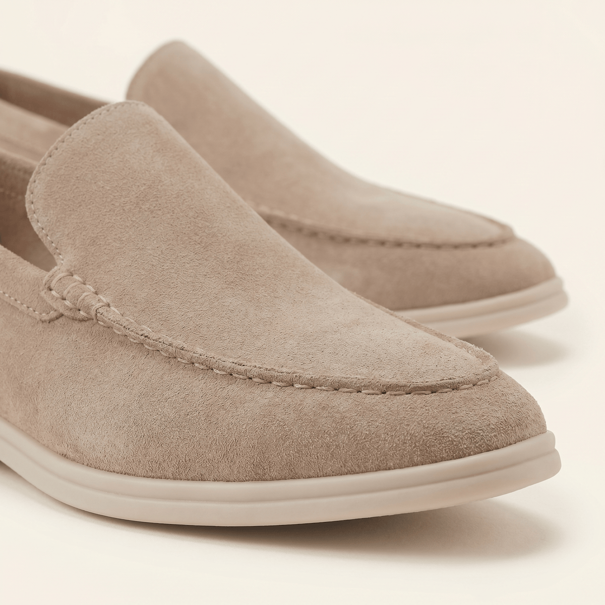 Casual Faux Suede Loafer with Comfort Sole