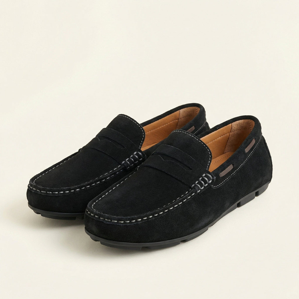Classic Suede Strap Loafer