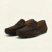 Classic Suede Strap Loafer