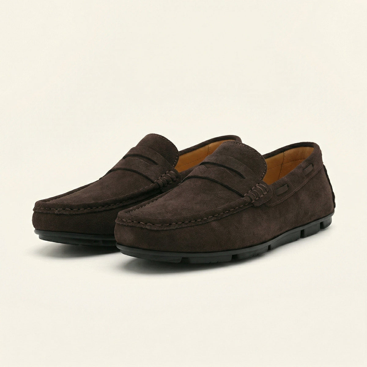 Classic Suede Strap Loafer