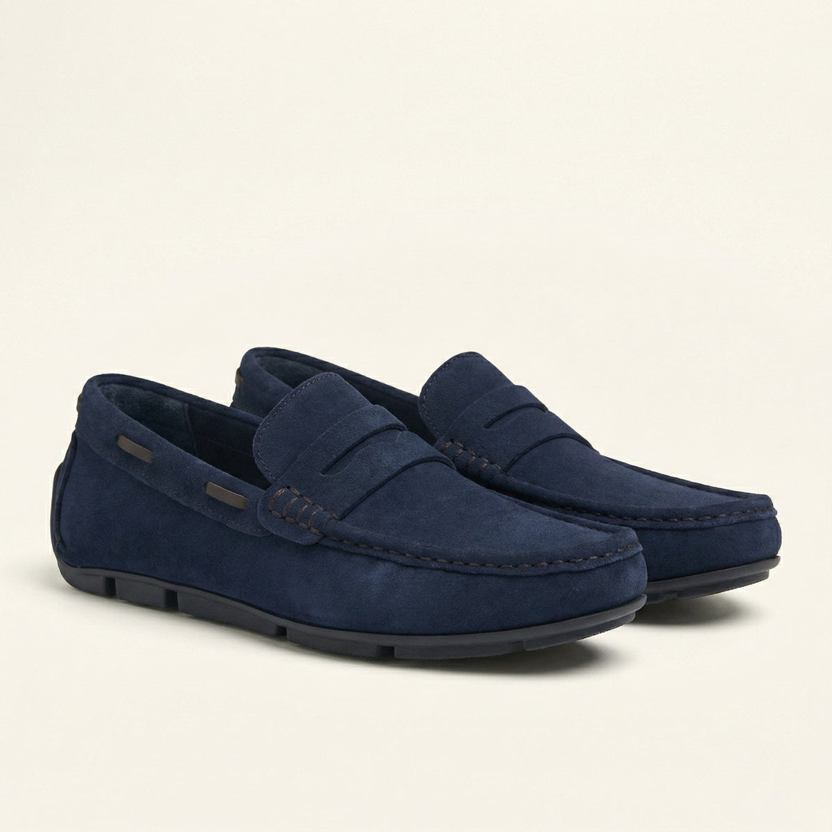 Classic Suede Strap Loafer