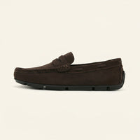 Classic Suede Strap Loafer