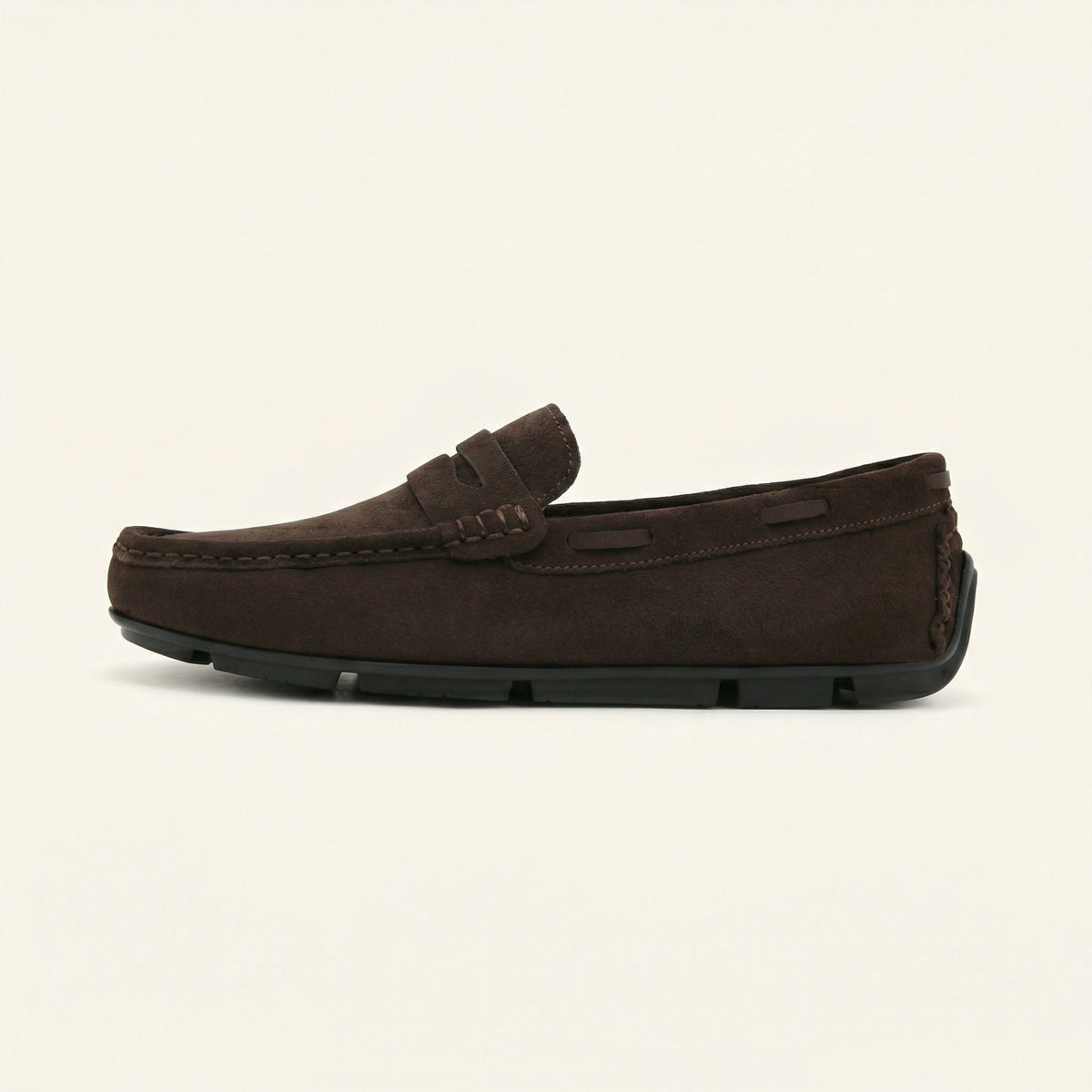 Classic Suede Strap Loafer