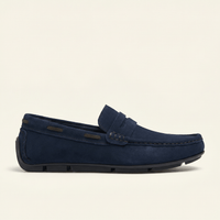 Classic Suede Strap Loafer