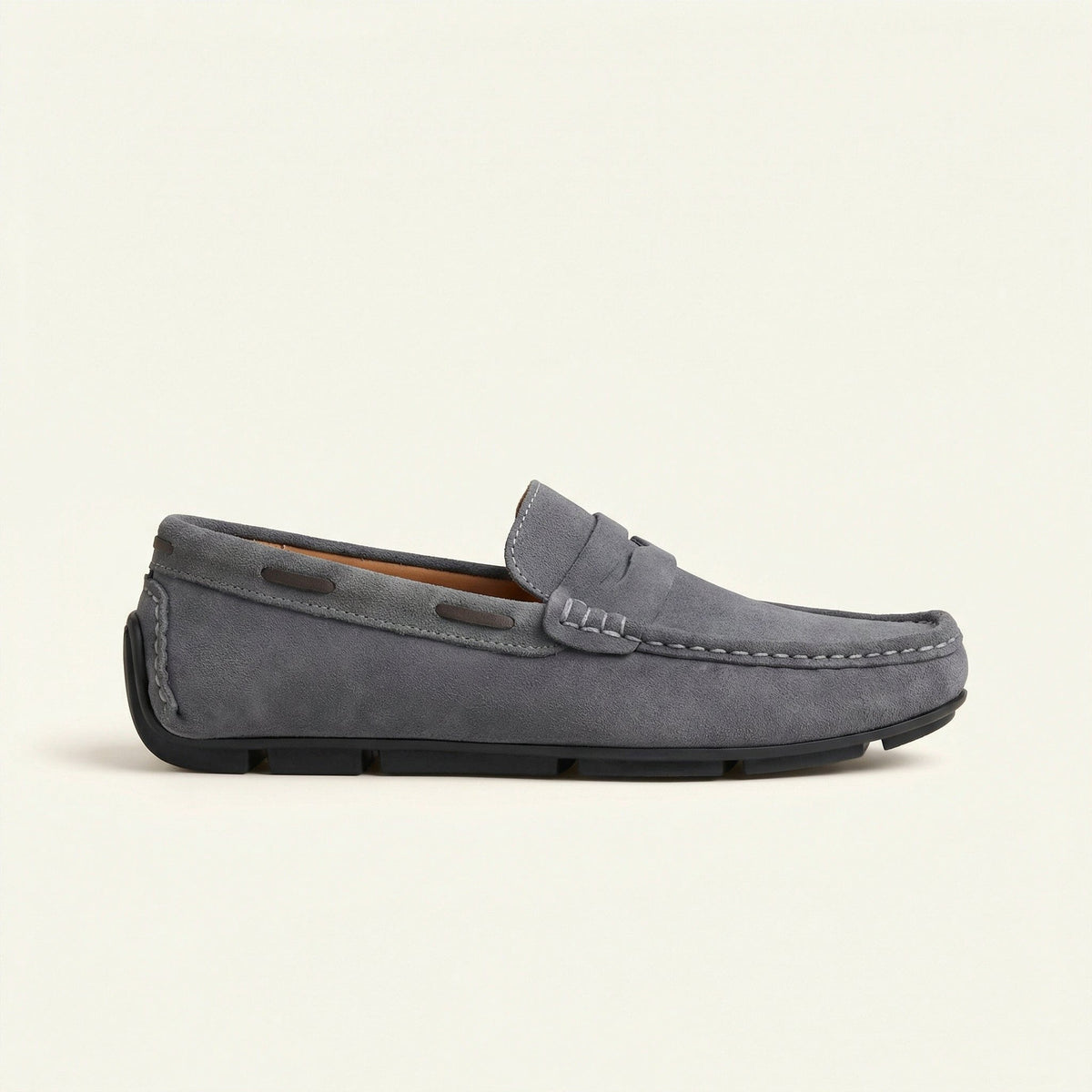 Classic Suede Strap Loafer