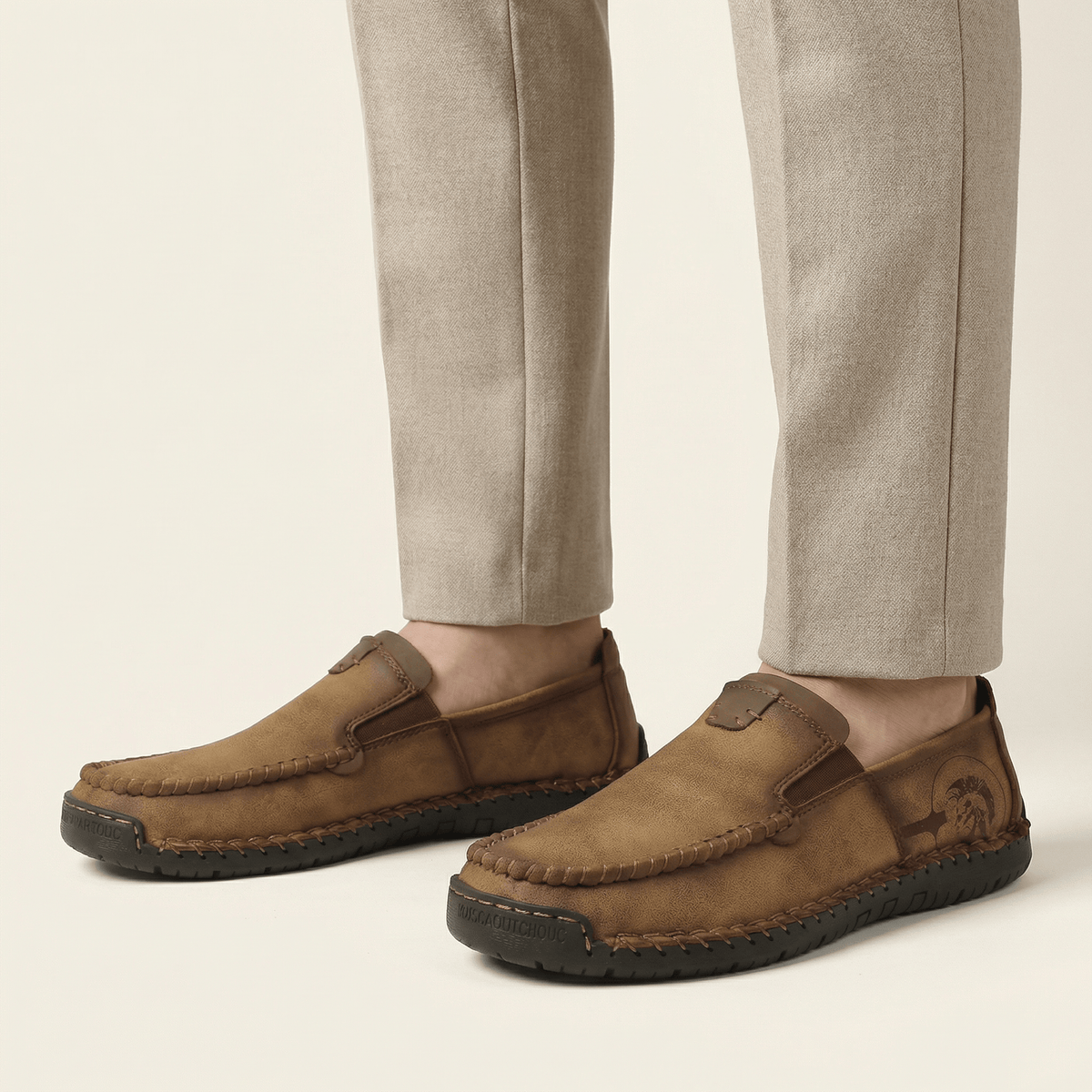Soft Driving Loafer with Lug Sole