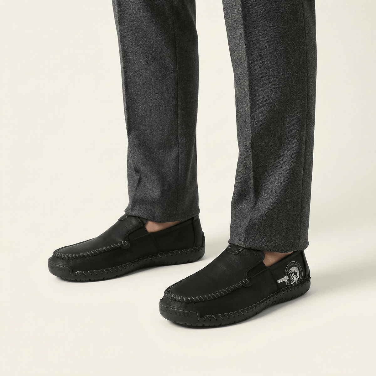 Soft Driving Loafer with Lug Sole