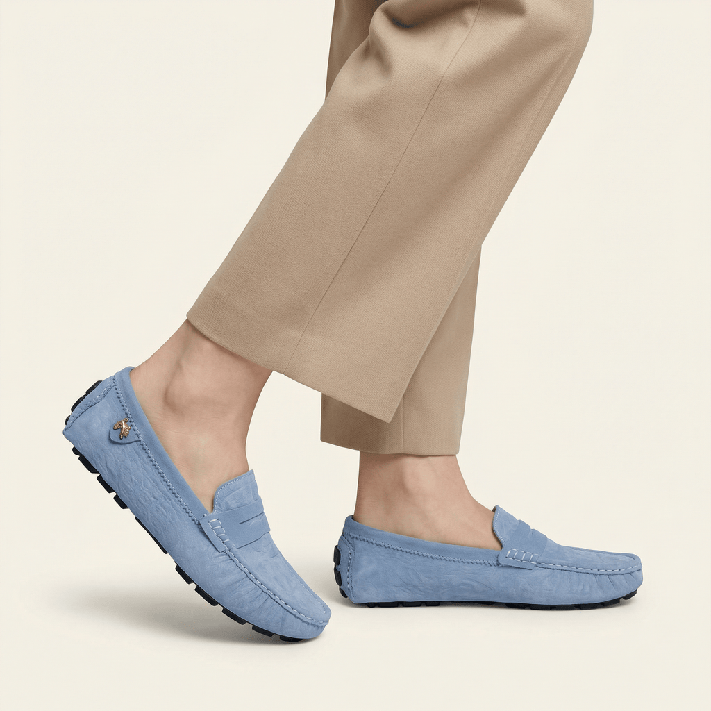 Soft Driving Loafer with Side Ornament