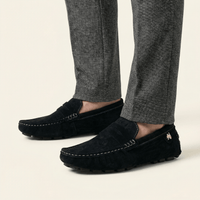 Soft Driving Loafer with Side Ornament