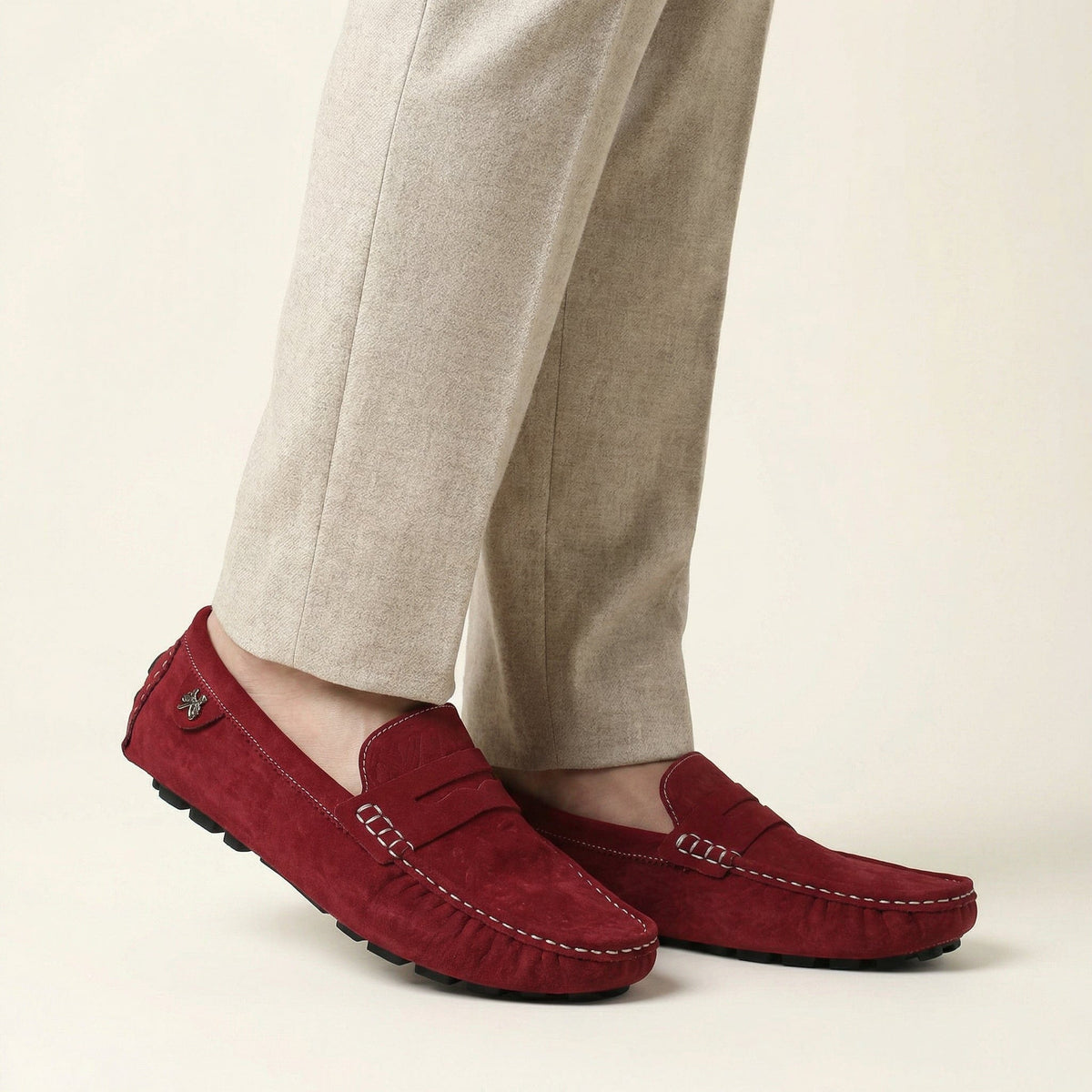Soft Driving Loafer with Side Ornament