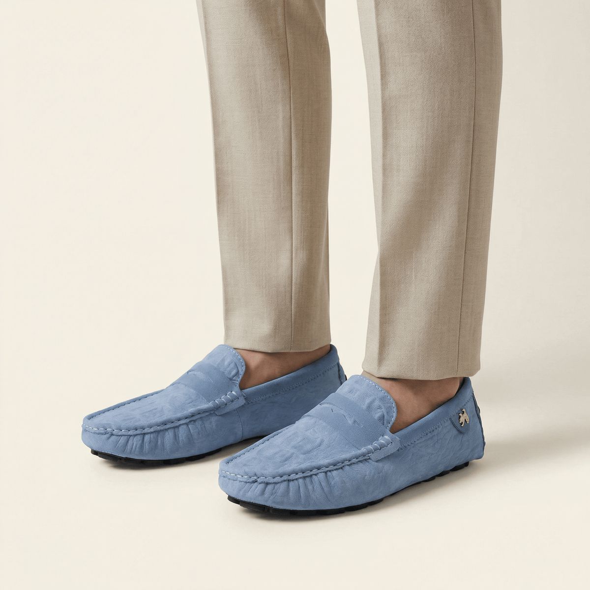 Soft Driving Loafer with Side Ornament