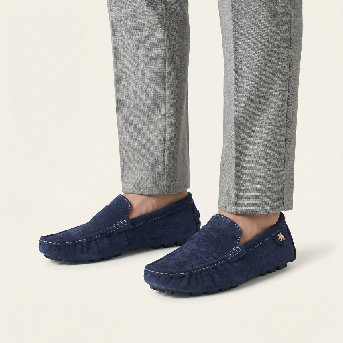 Soft Driving Loafer with Side Ornament