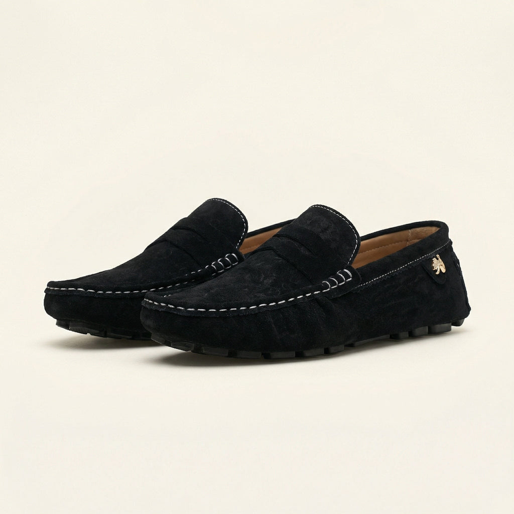 Soft Driving Loafer with Side Ornament