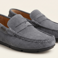 Classic Suede Strap Loafer