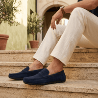 Classic Suede Strap Loafer