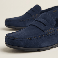 Classic Suede Strap Loafer