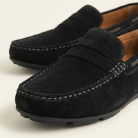 Classic Suede Strap Loafer