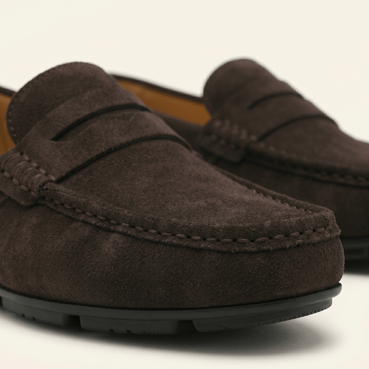 Classic Suede Strap Loafer