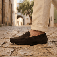 Classic Suede Strap Loafer