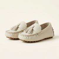 Kids' Tassel Loafer with Pebbled Sole