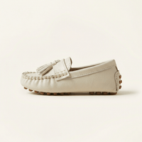 Kids' Tassel Loafer with Pebbled Sole