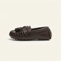 Kids' Tassel Loafer with Pebbled Sole