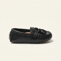 Kids' Tassel Loafer with Pebbled Sole