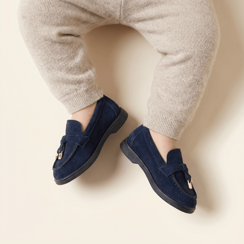 Kids' Suede Tassel Loafer