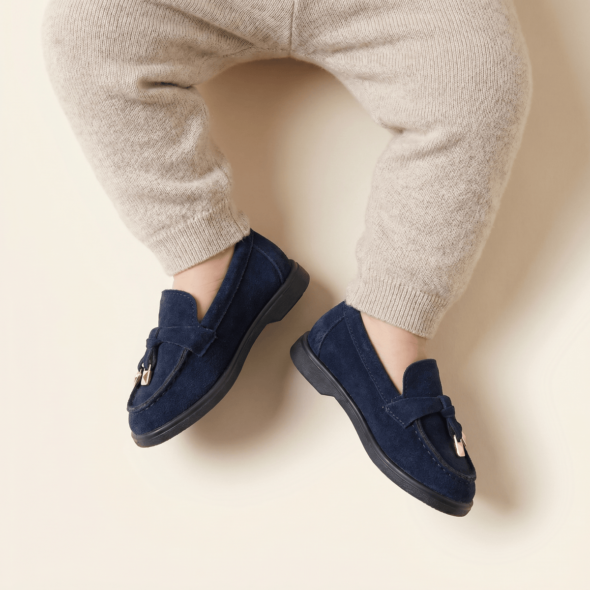 Kids' Suede Tassel Loafer