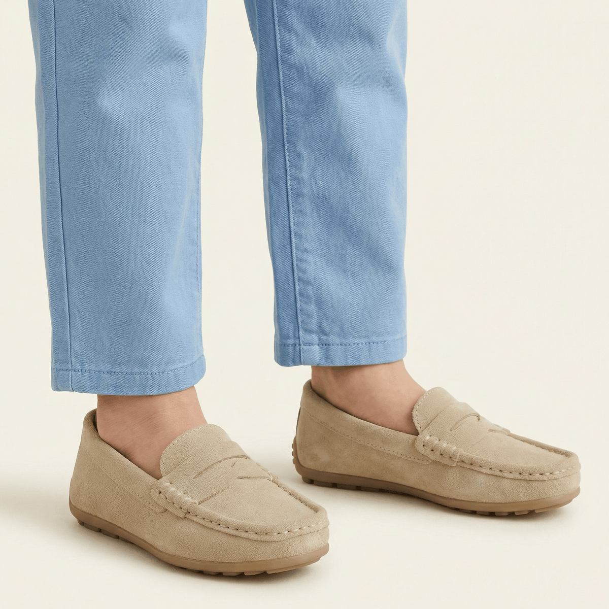 Kids' Strap-Detail Leather Loafer