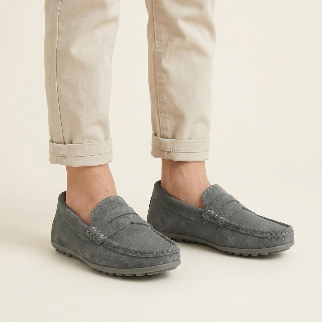 Kids' Strap-Detail Leather Loafer