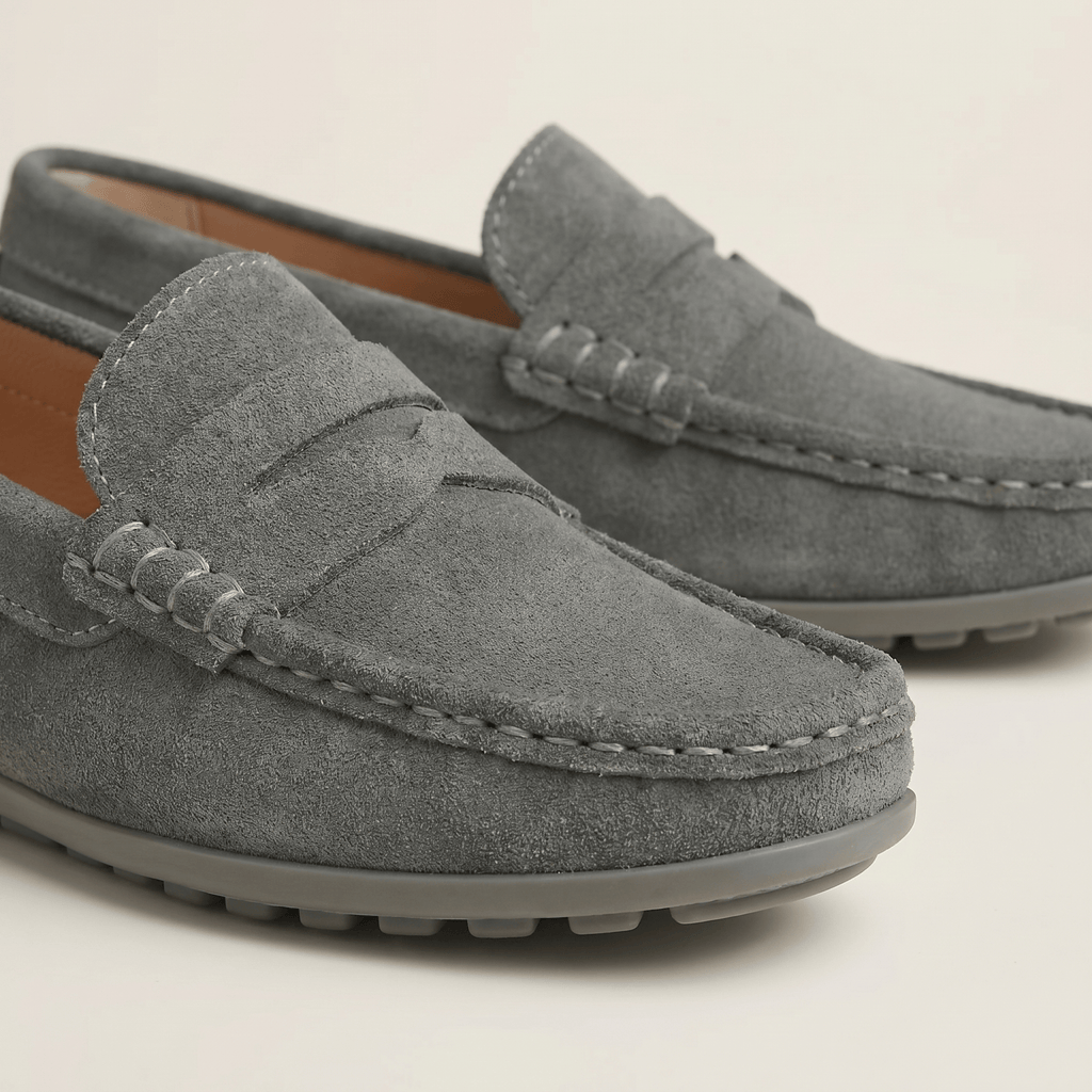 Kids' Strap-Detail Leather Loafer