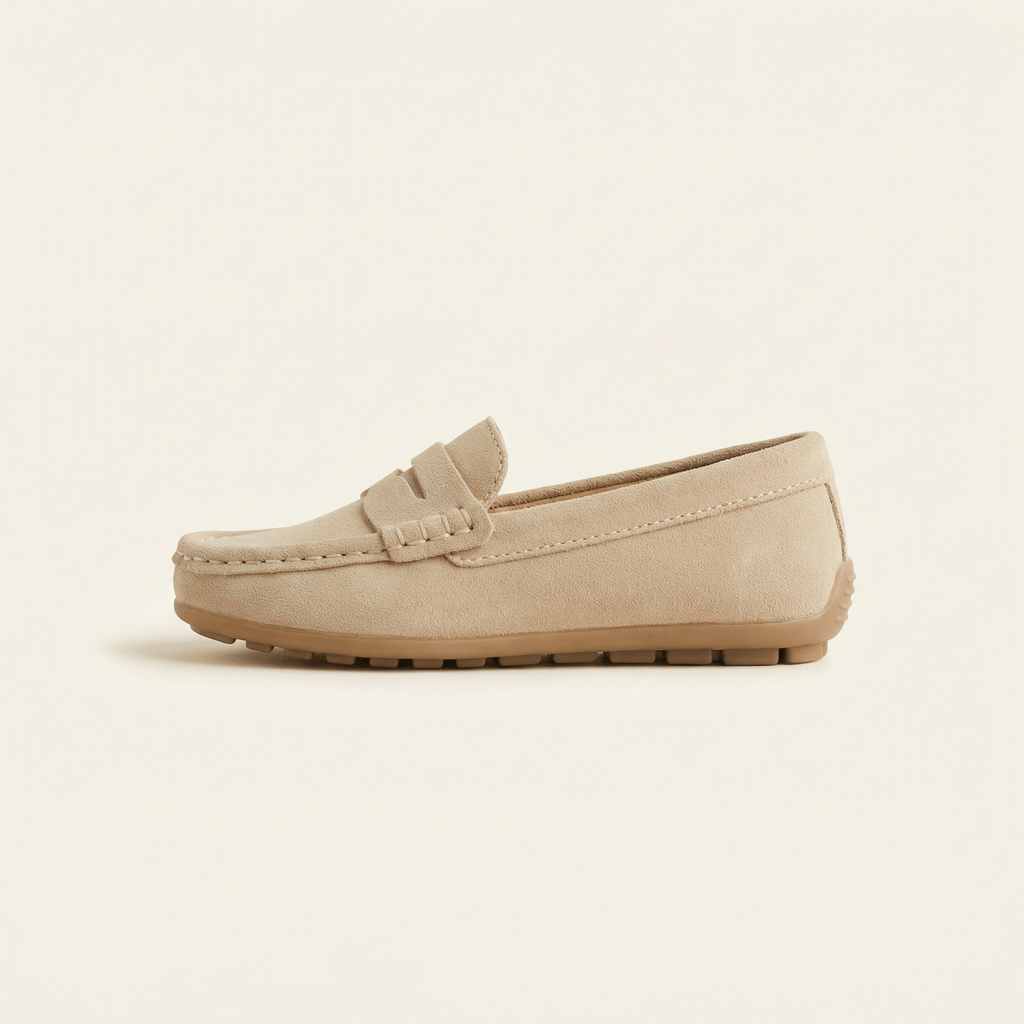 Kids' Strap-Detail Leather Loafer