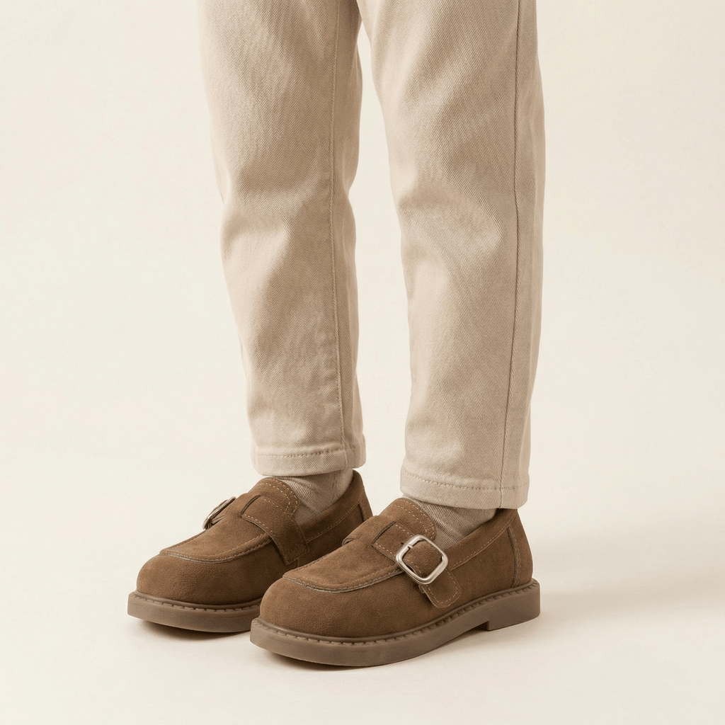 Kids' Buckle-Detail Loafer