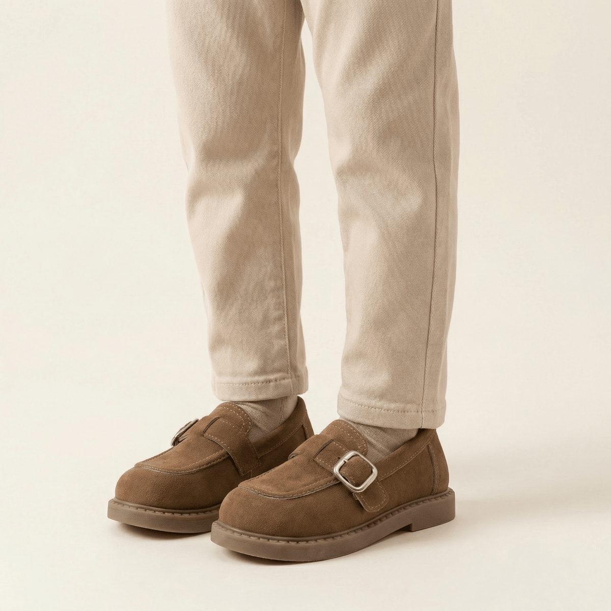 Kids' Buckle-Detail Loafer