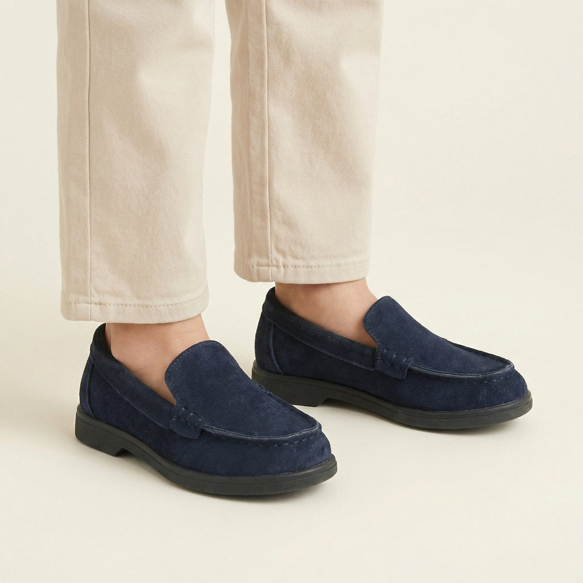 Boys' Low-Heel Slip-On Loafer