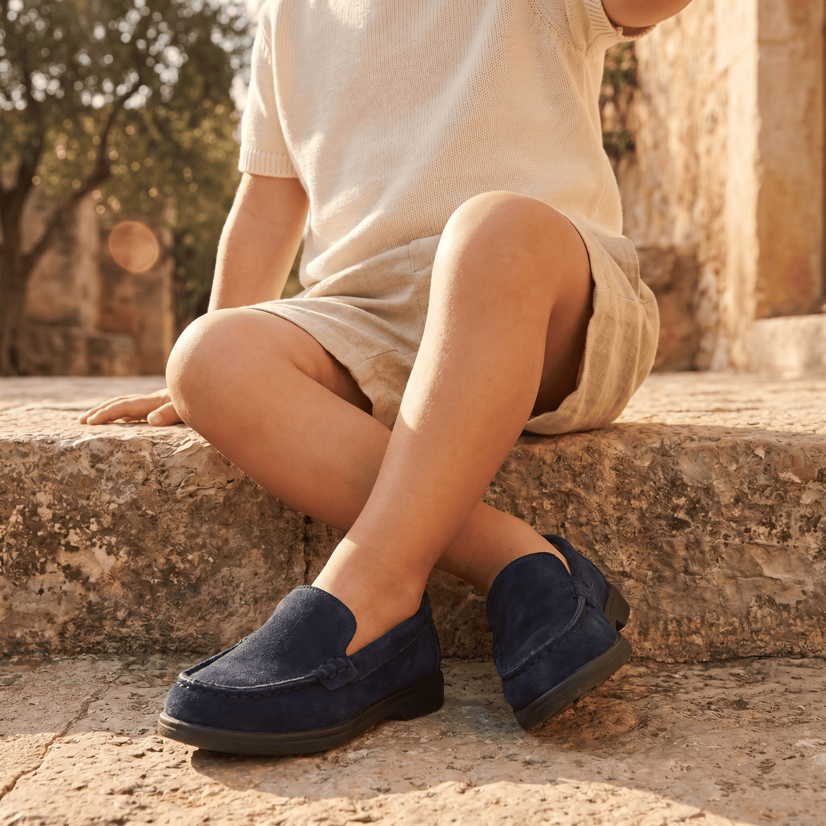 Boys' Low-Heel Slip-On Loafer
