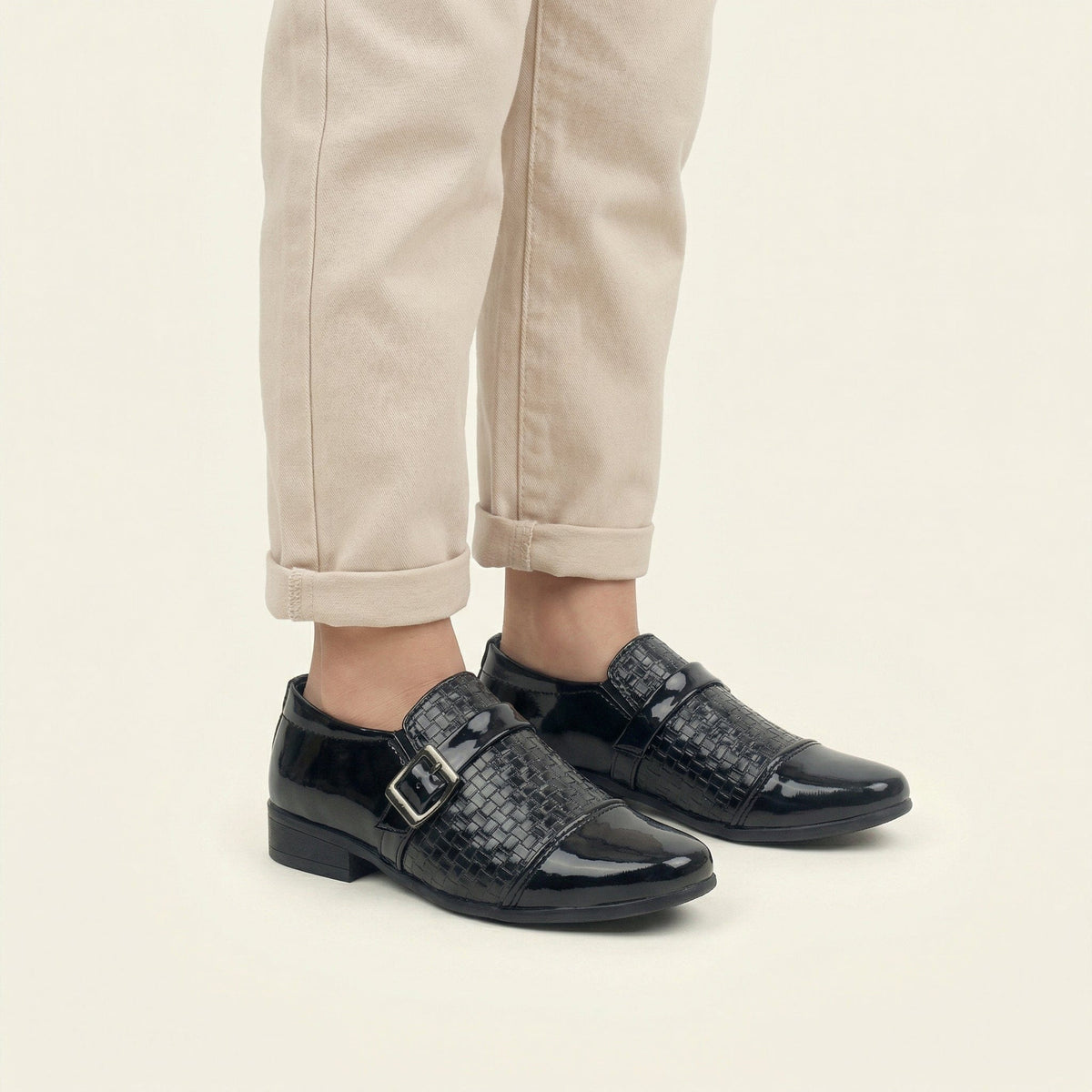 Kids' Patent Leather Wedding Loafer